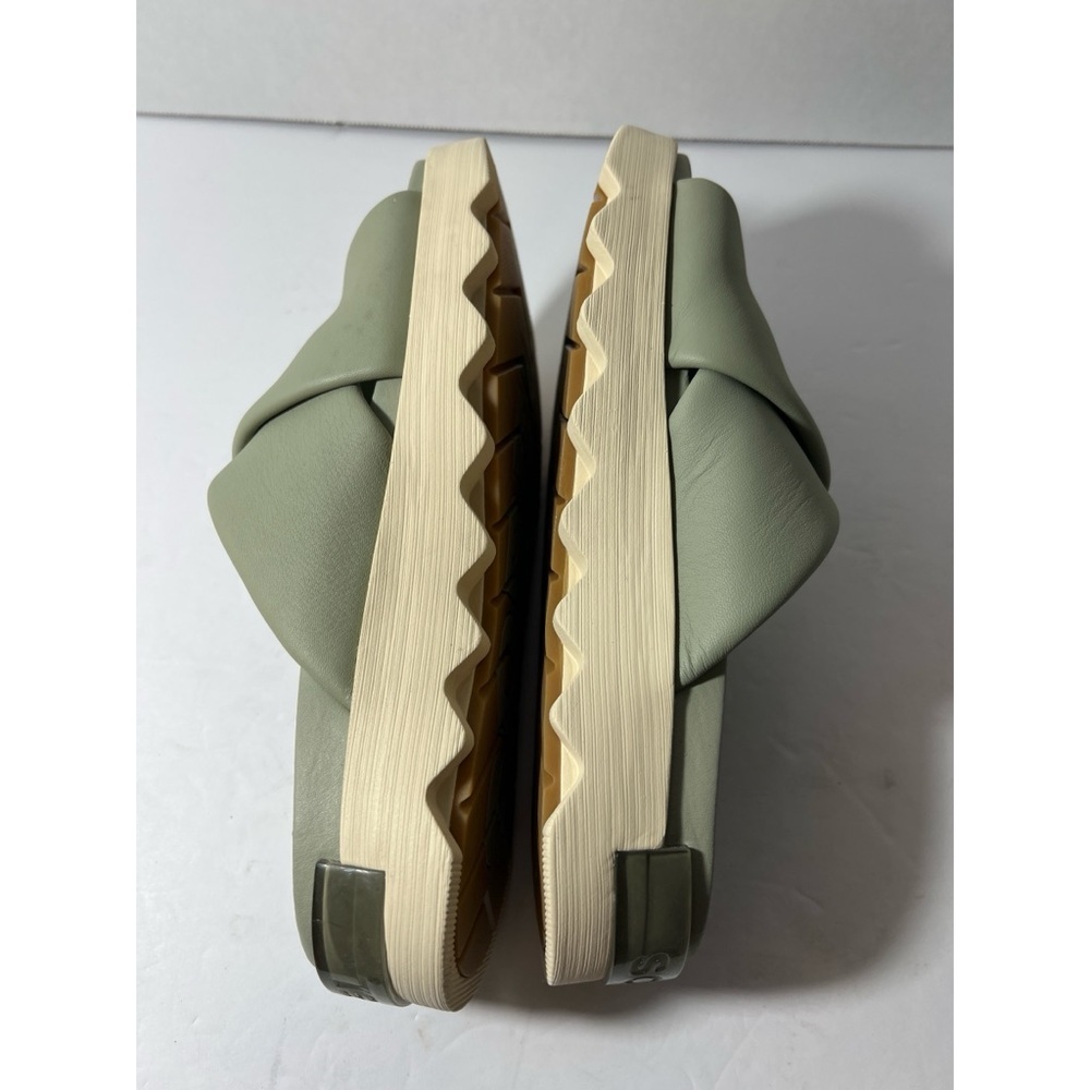 Sorel Women's Green Slide Sandals - Picture 5 of 7